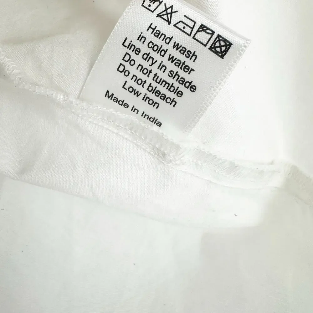 Mille Resort & Travel Evelyn Blouse White Puff Long Sleeves Size M NWOT
